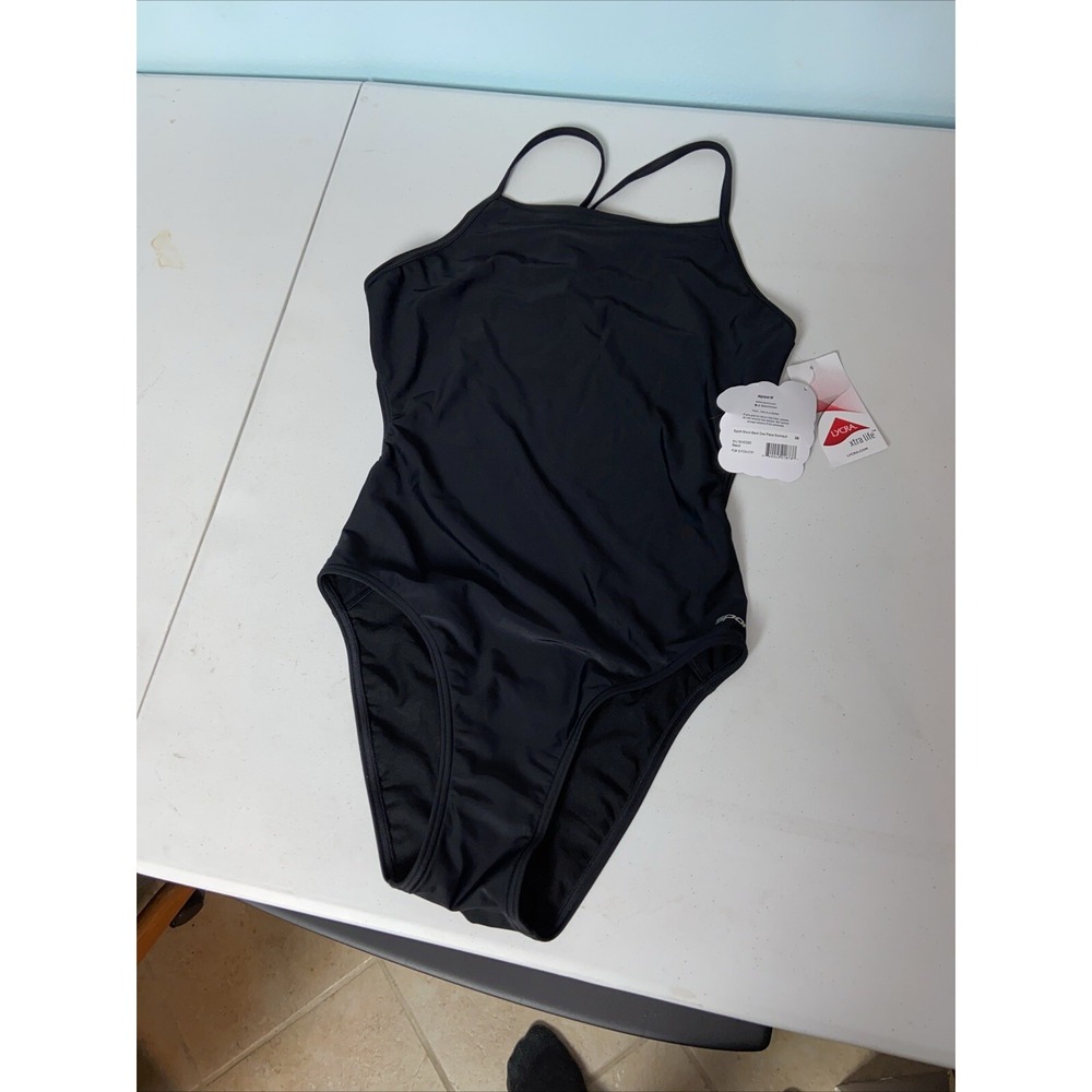 Sporti Micro Back Swimsuit One Piece 36 Women's Black swim
